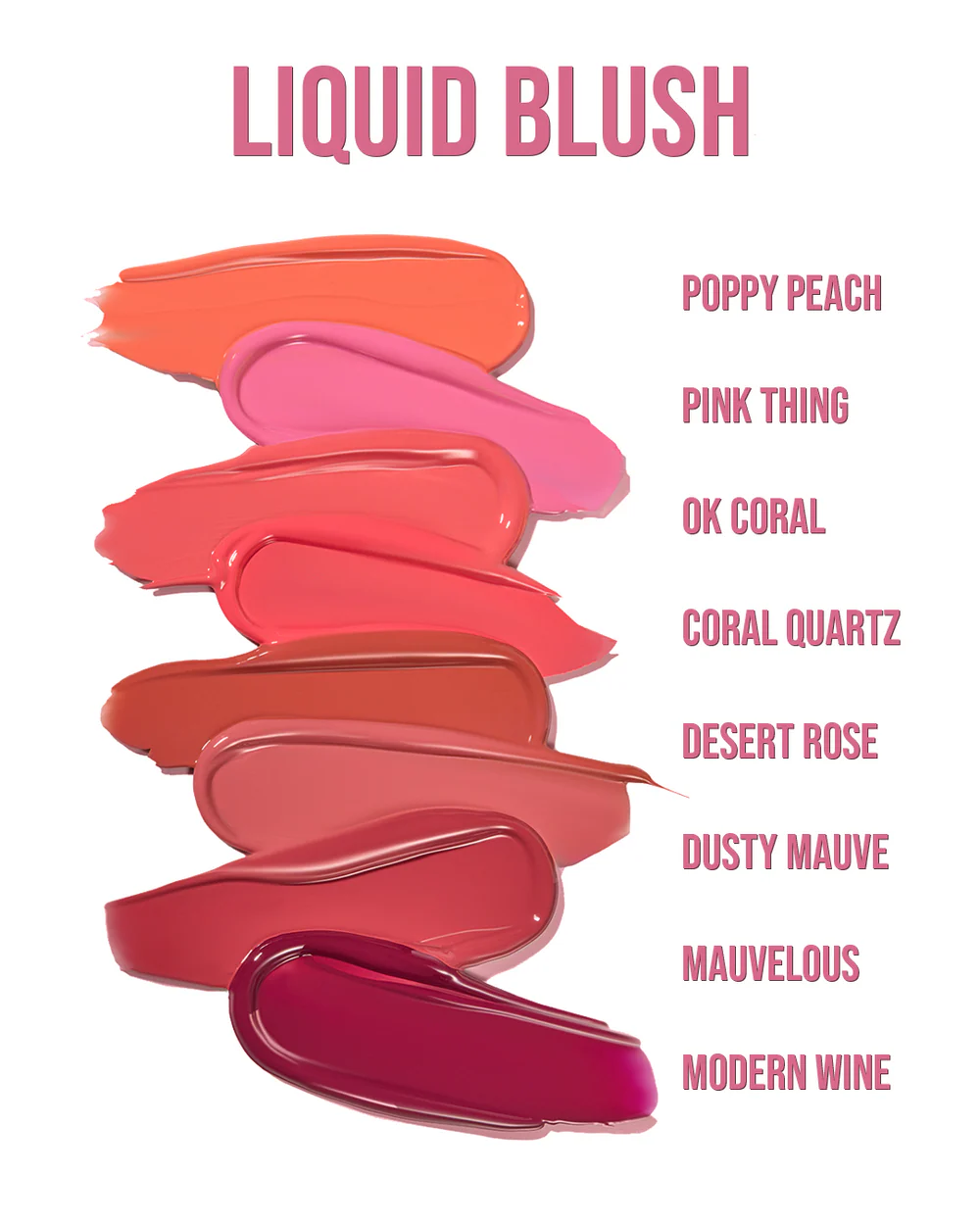 Beauty Creations Liquid Blush (LQBL8, Modern Wine) 3pc Bundle