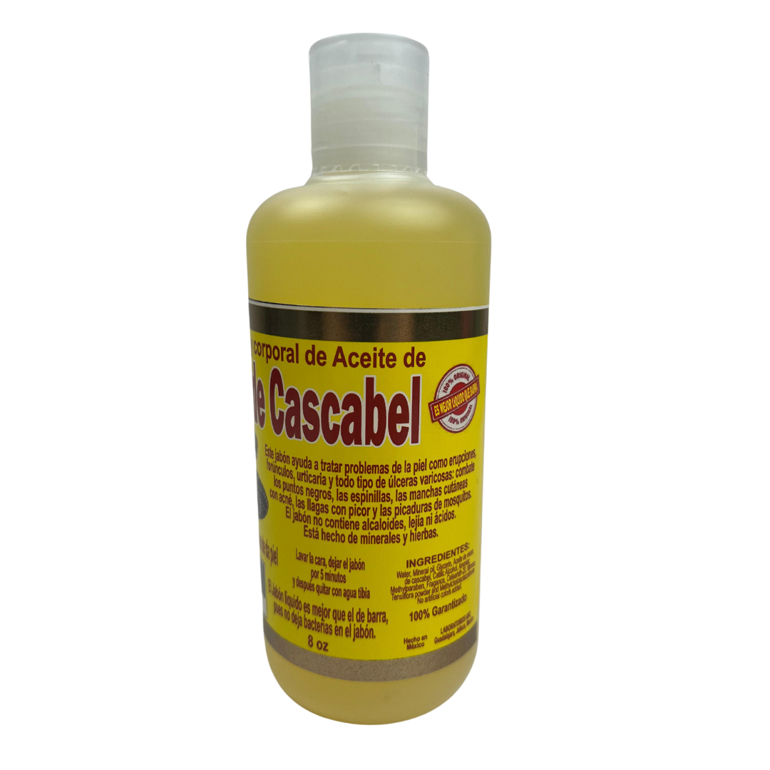 Jabón Líquido Facial y Corporal de Aceite de Vibora de Cascabel 8oz