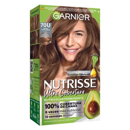 Garnier Nutrisse Tinte Ultra Cobertura - 70U Rubio Profundo