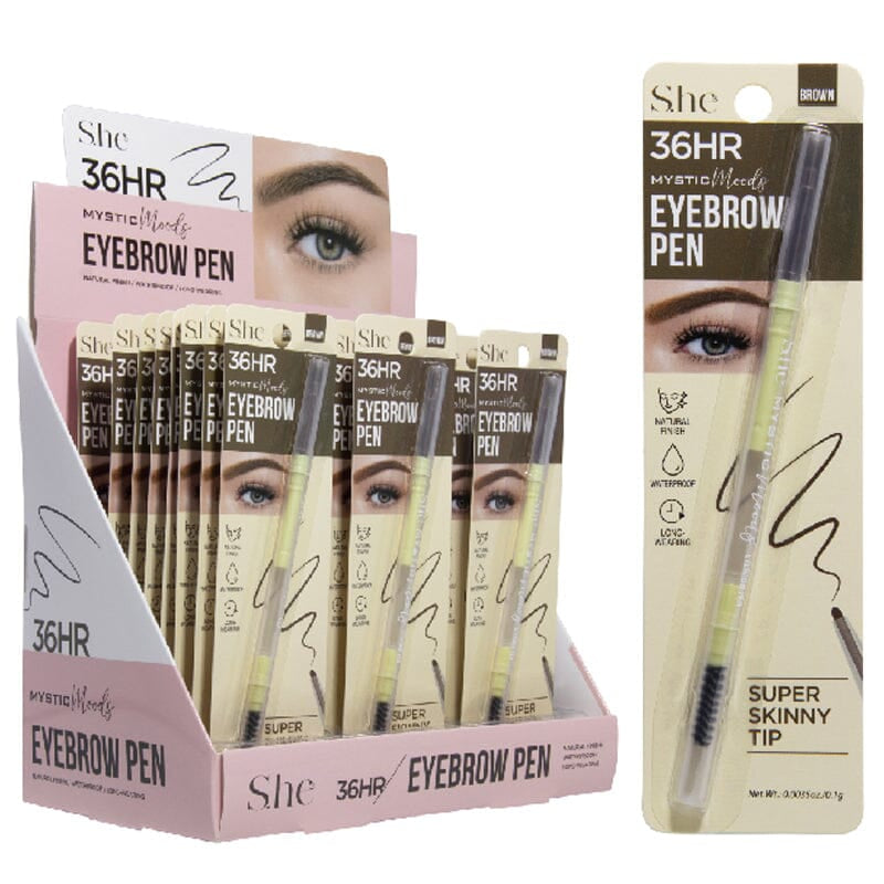 RE1003BR She Makeup Eyebrow Pencil Brown Display
