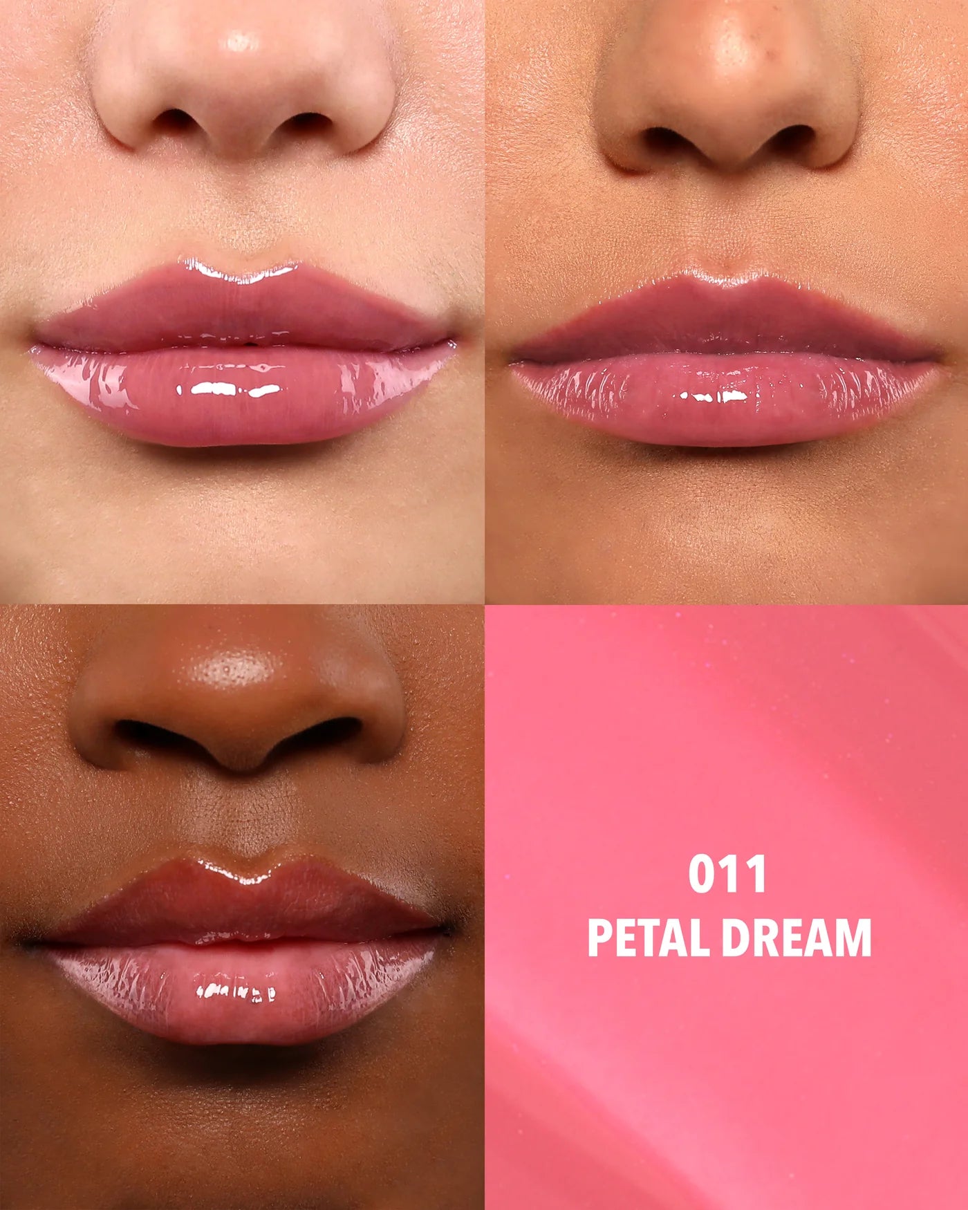 Maxi Pout Lip Gloss (MPLG011, Petal Dream) 3pc Bundle