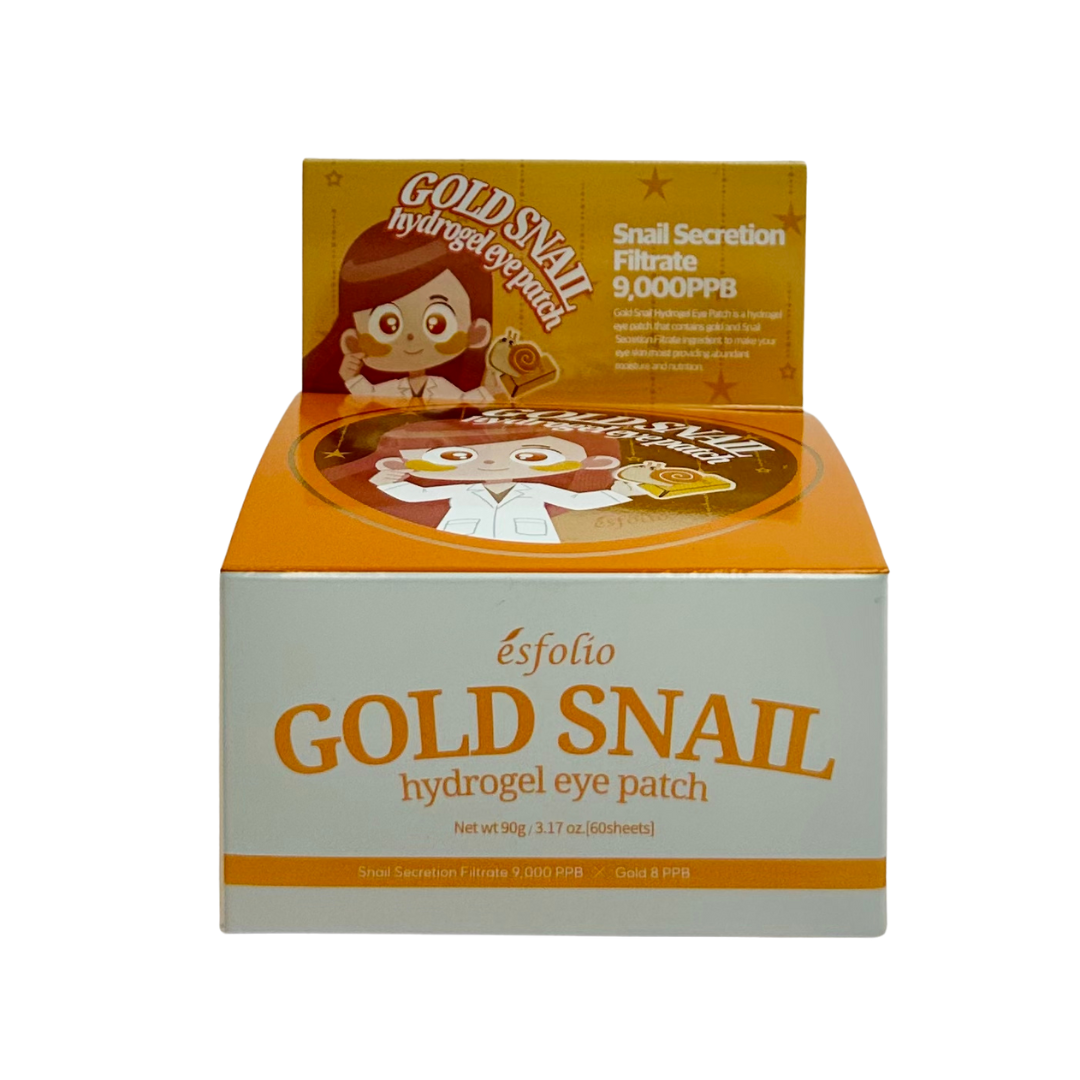 Esfolio Gold Snail Hydrogel Eye Patch 60 Sheets