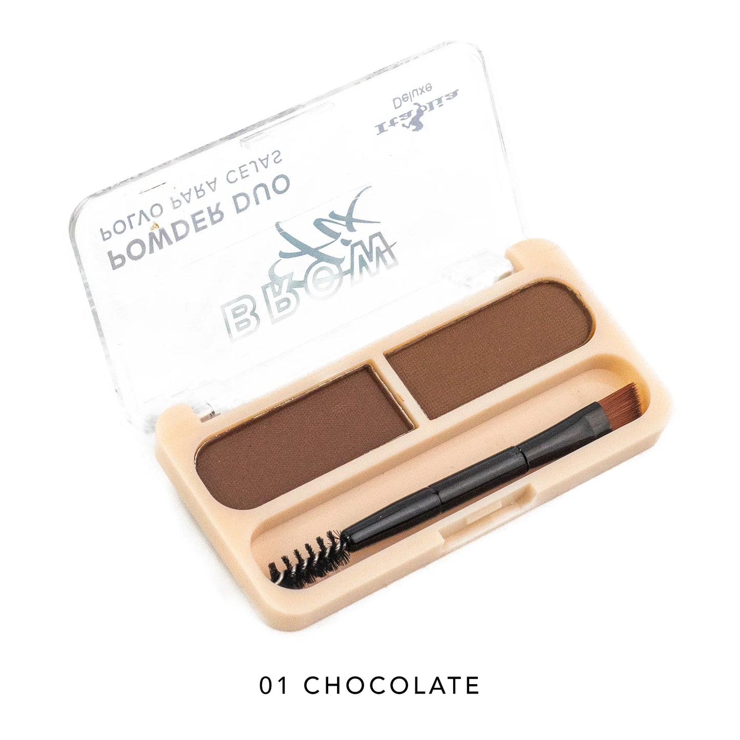 #830BP Italia Deluxe Brow Fix Powder Duo Display