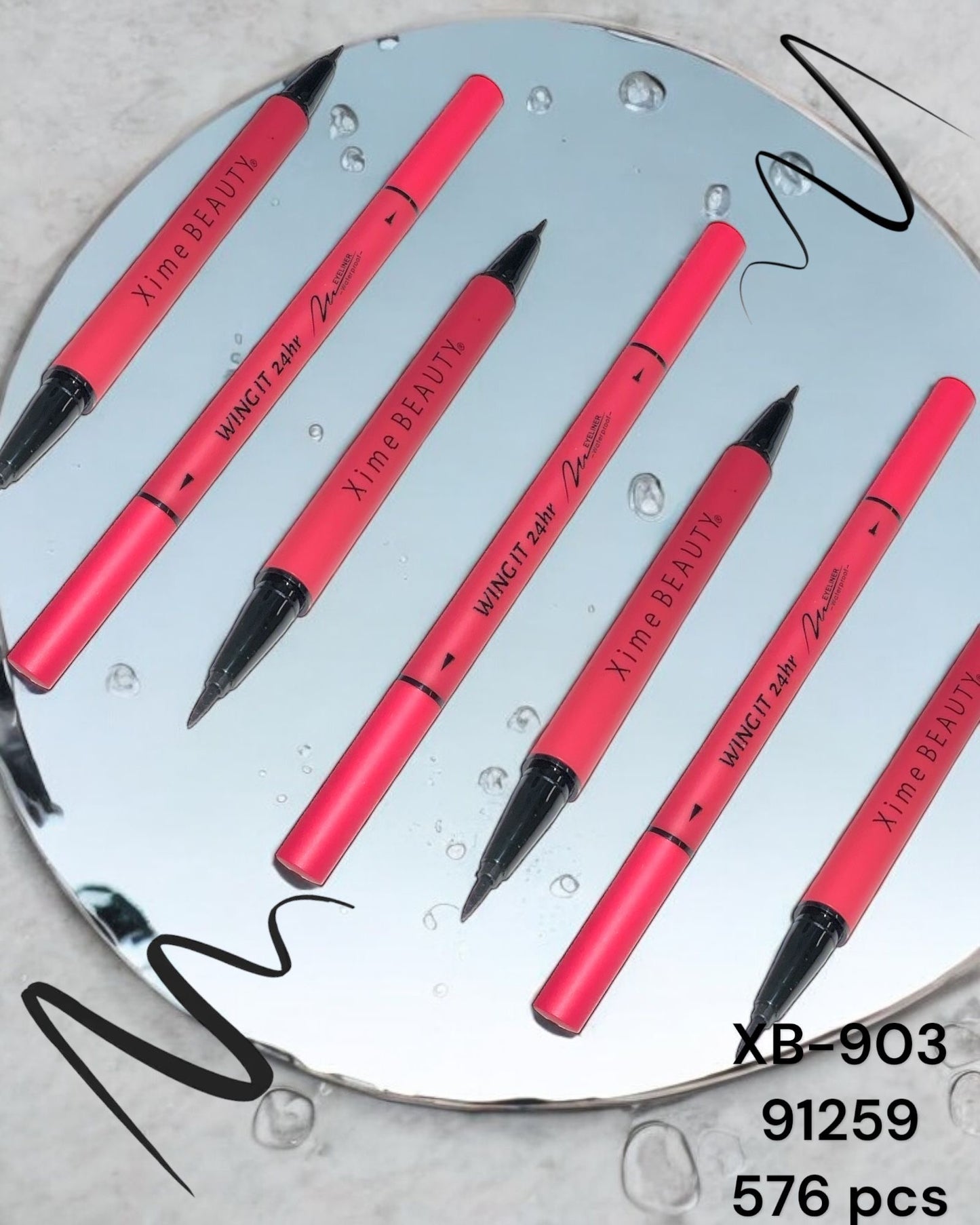 XB-903 Xime Beauty Wing It 24hr Double Eyeliner 12pc Set