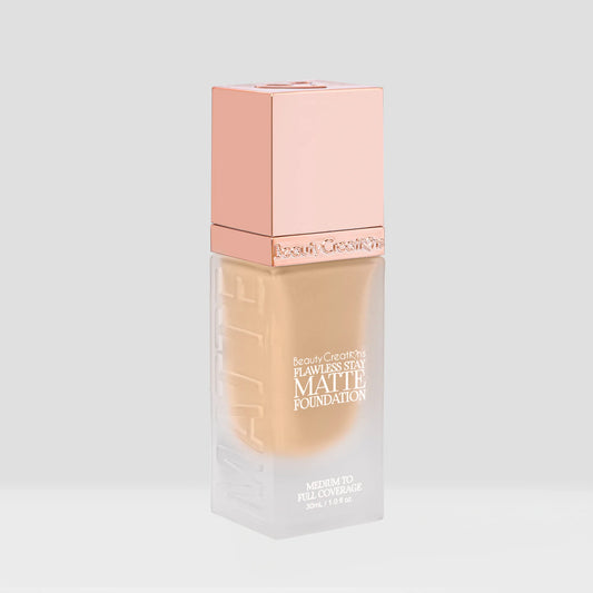 Beauty Creations - Flawless Stay Matte Foundation "8W" 3PC SET