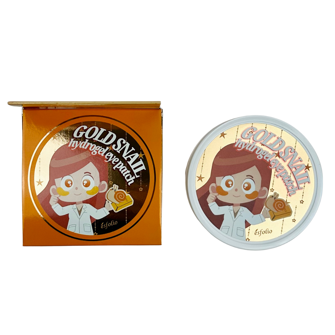 Esfolio Gold Snail Hydrogel Eye Patch 60 Sheets