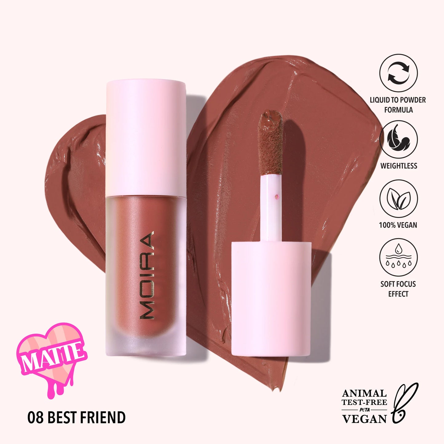 Love Steady Liquid Blush (LLB008 Best Friend) 3pc Bundle