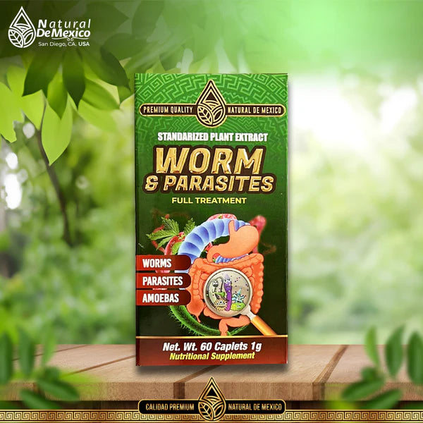 A-28 Lombrices y Parásitos Cont. 60 Capletas