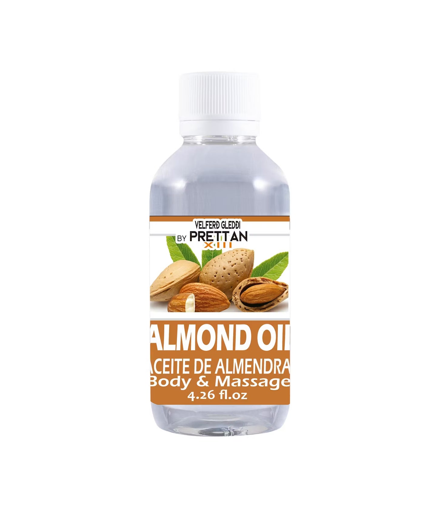 Prettán Aceite de almendras 126 ml (4.26FL Oz)