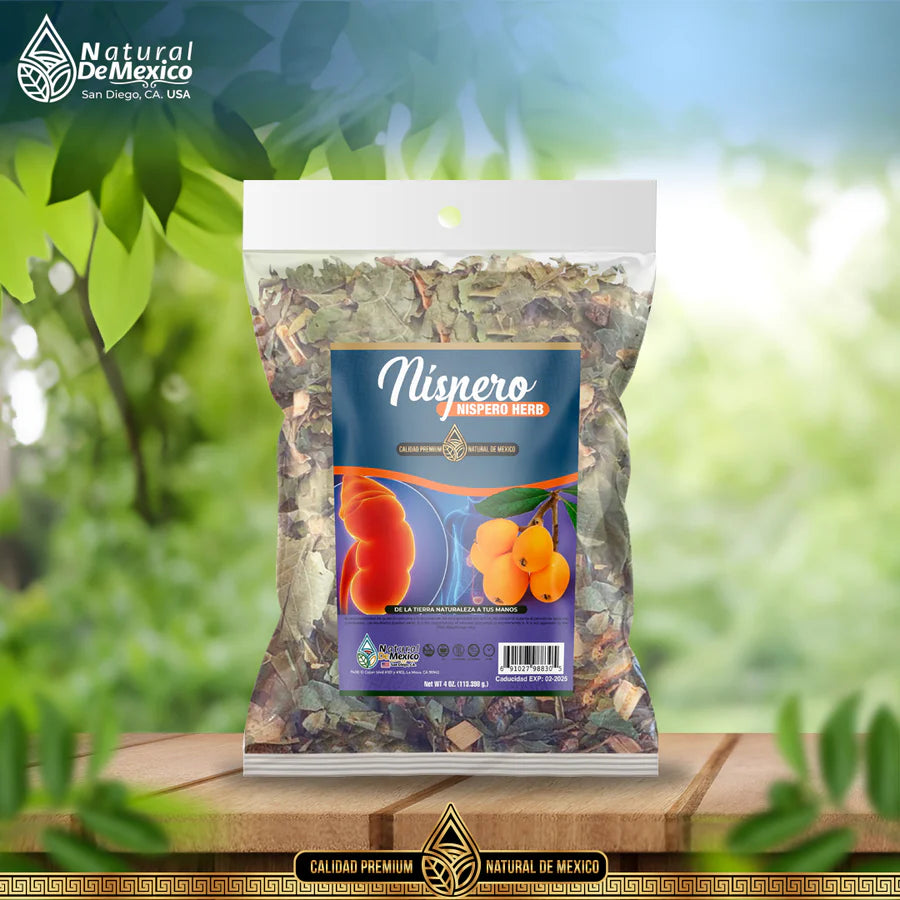 Níspero Té Herbal / Loquat Leaves Herb Tea 4 Oz. 113 gr.