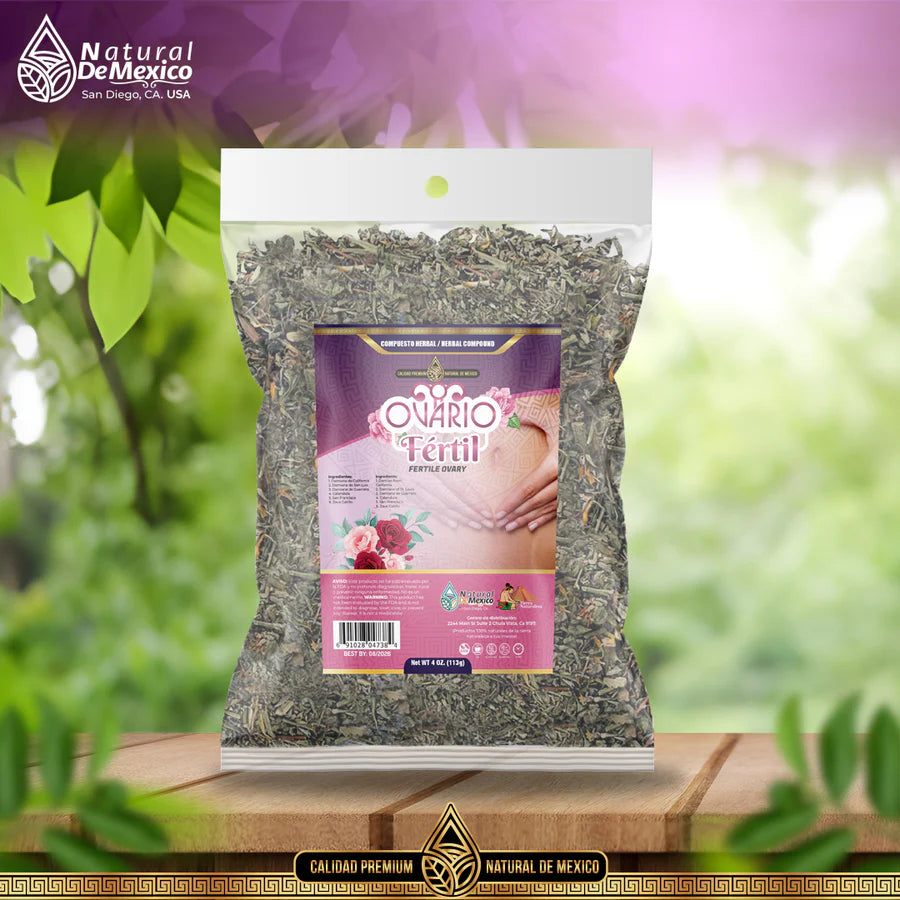 AF-25 Ovaricon Compuesto Herbal / Te 4oz. Soporte Hormonal y Metabólico de la Mujer