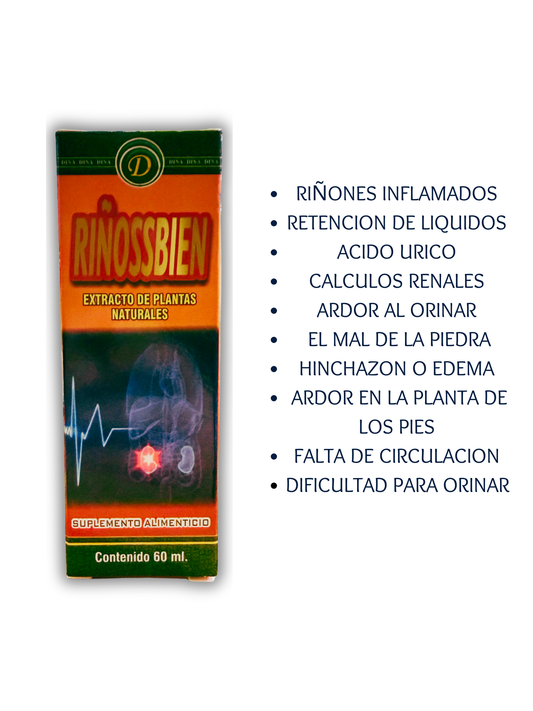 Extracto De Plantas Naturales - Riñossbien 60Ml ok