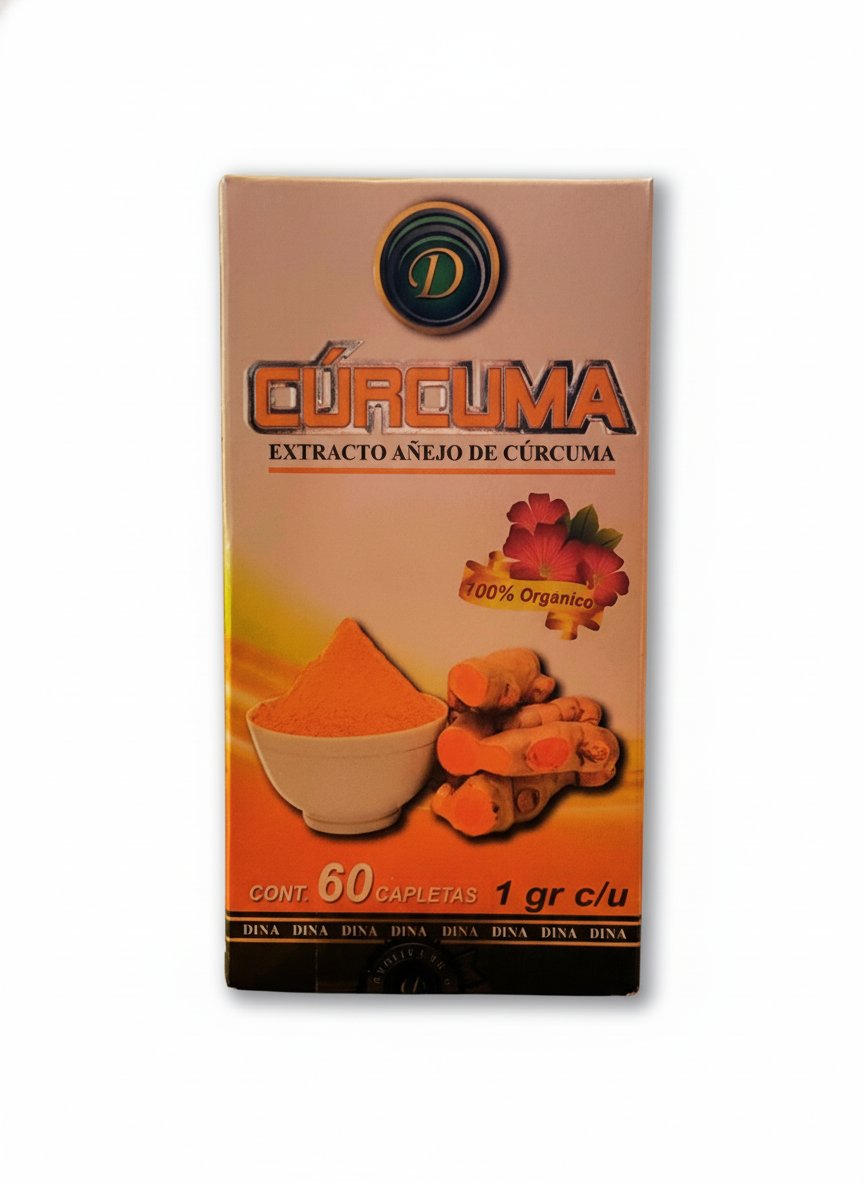 Capsulas Curcuma Extracto Añejo De Curcuma 60 Capletas