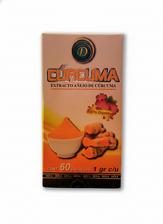 Capsulas Curcuma Extracto Añejo De Curcuma 60 Capletas