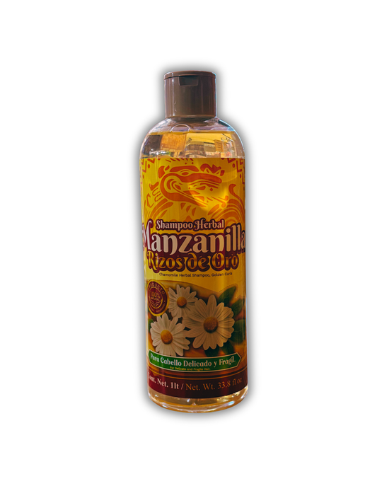 Shampoo Herbal - Manzanilla Rizos De Oro (1 Litro)