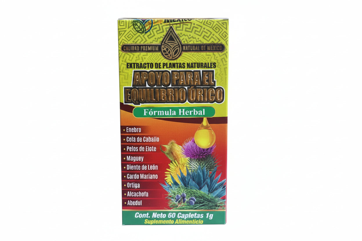 Suplemento Apoyo Para El Equilibrio Urico (Gota Soporte) Cont. 60 Capletas