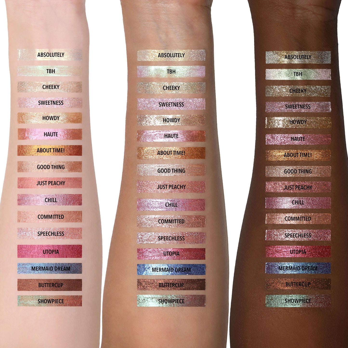 Diamond Daze Liquid Shadow (DLS 022, Sweetness) 3pc Bundle