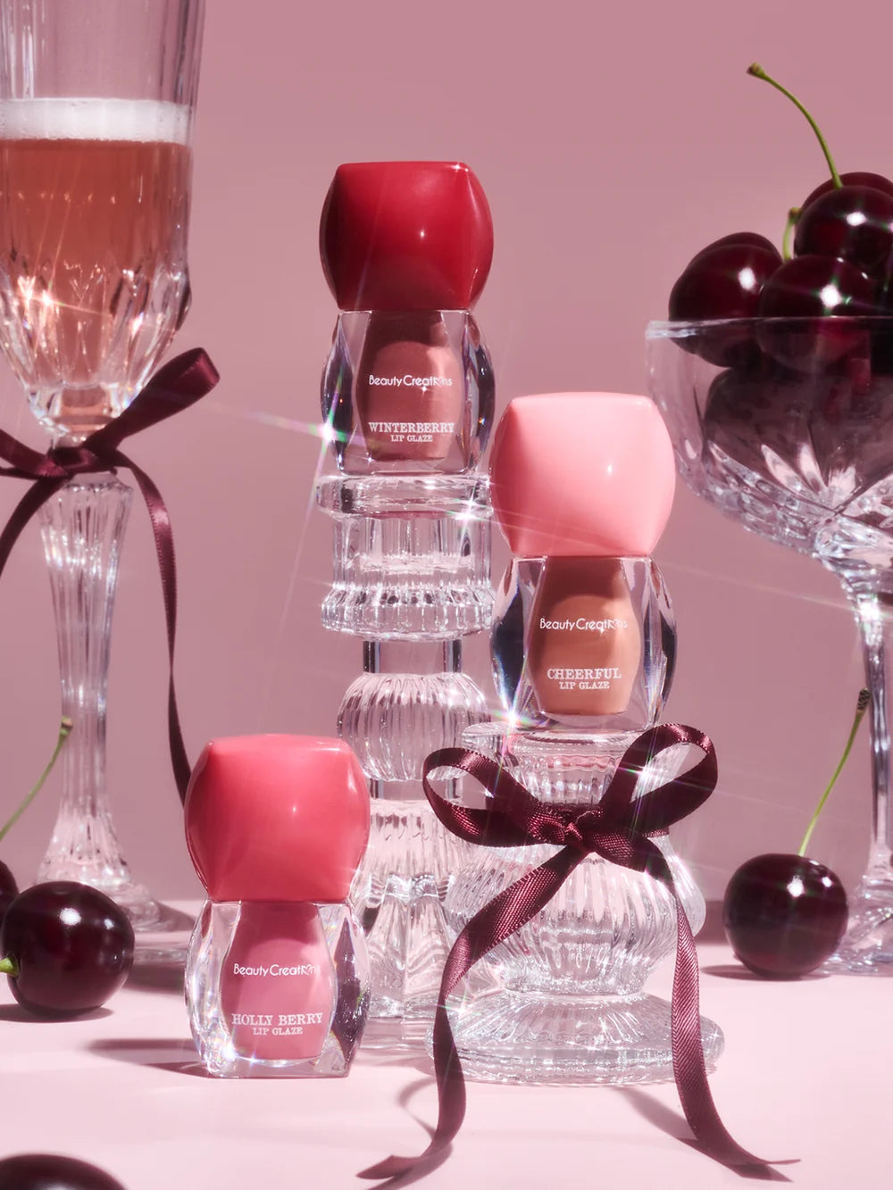 Beauty Creations Xmas 2026 Cherry on Top Lip Glaze Set (1PCS)
