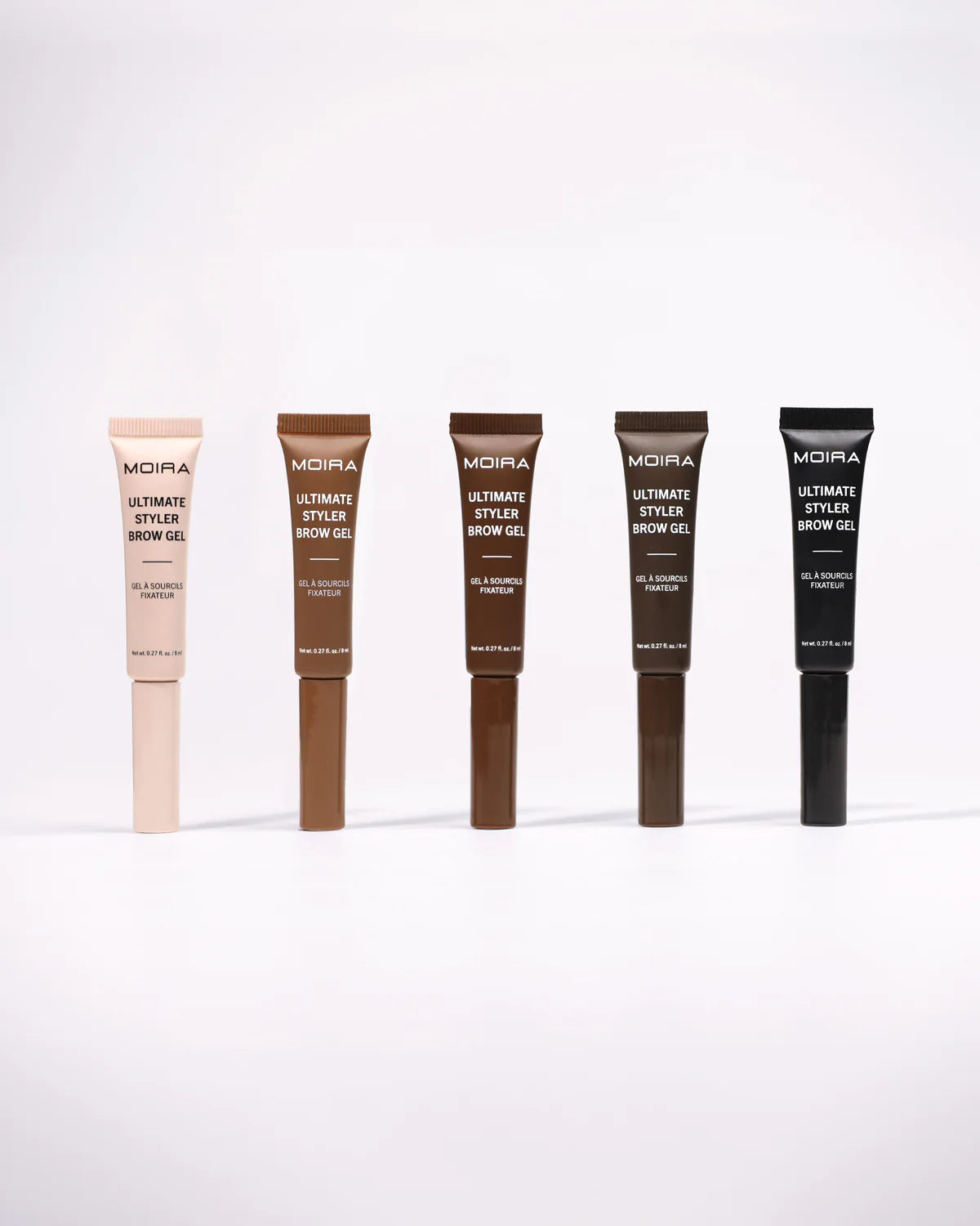 Moira Ultimate Styler Brow Gel (BWG004, Dark Brown) 3pc Bundle