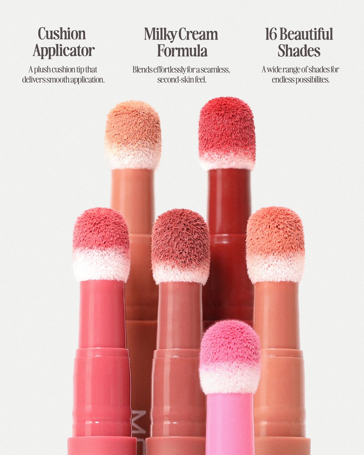 Moira Cushion Kiss Lip Cream (CKL015, Voile Petal) 3pc Bundle