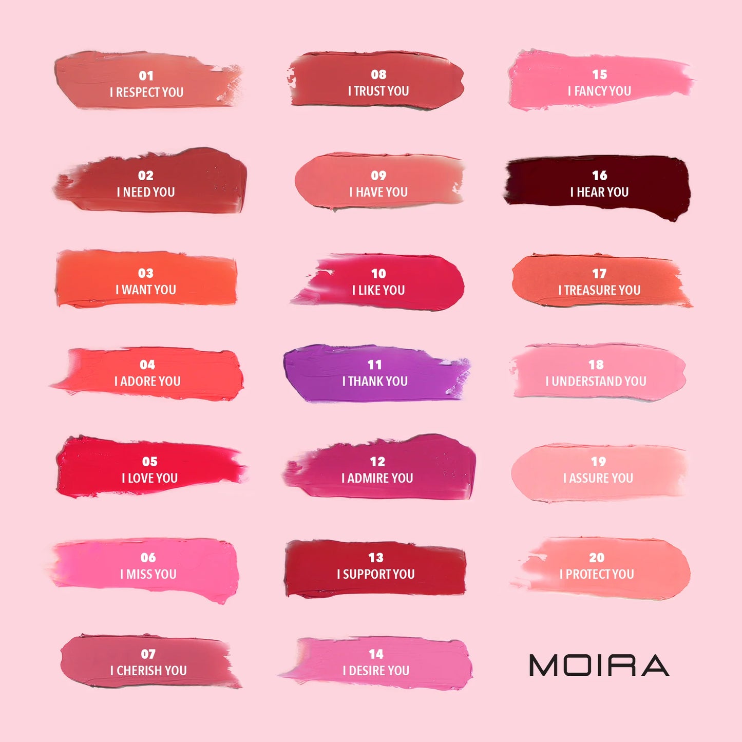 Moira Loveheat Cream Blush (CRB 009, I Have You) 3pc Bundle