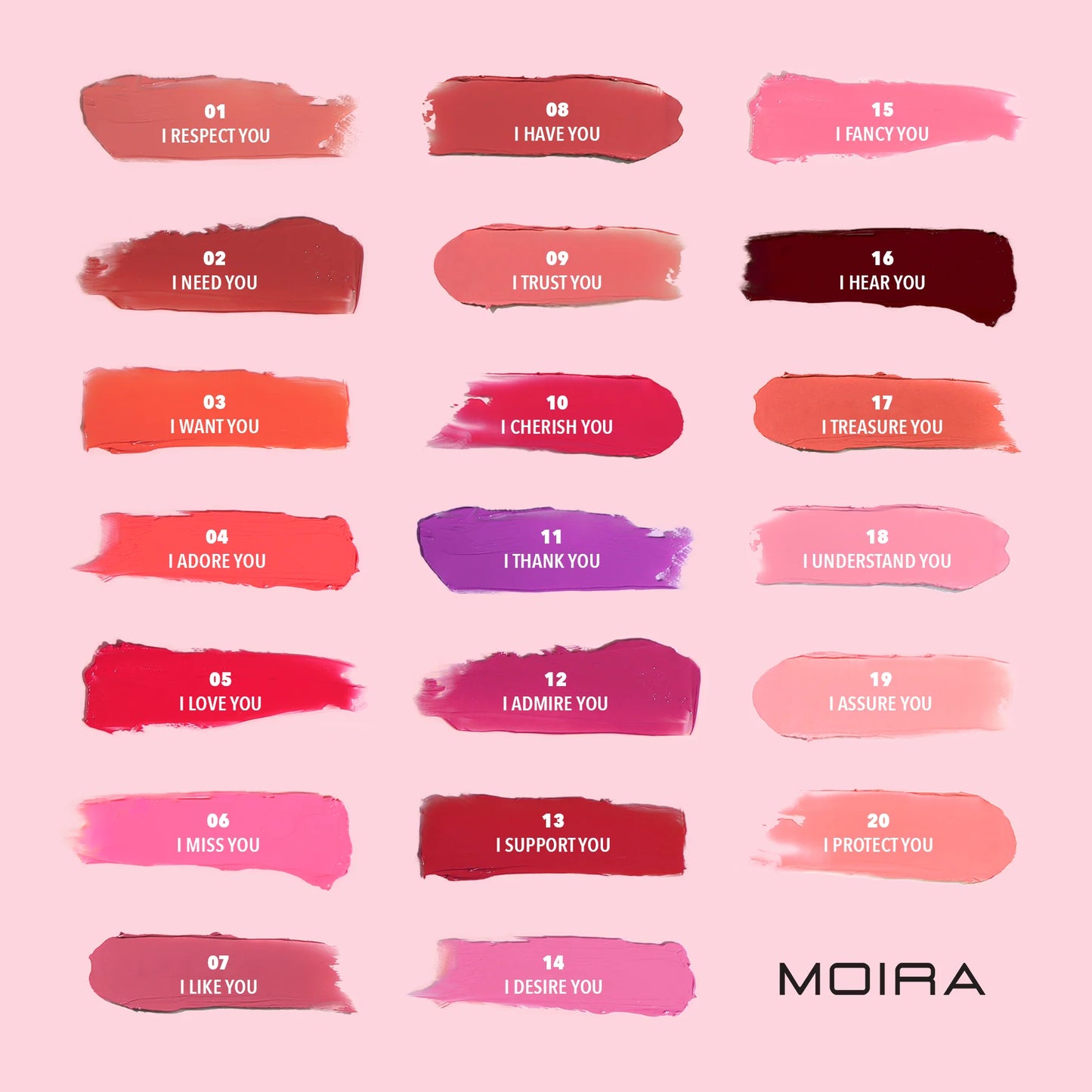 Moira Loveheat Cream Blush (CRB 015, I Fancy You) 3pc Bundle