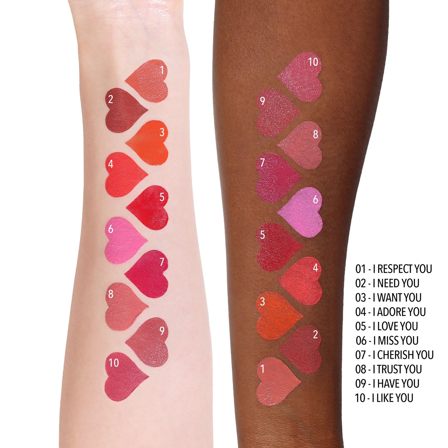 Moira Loveheat Cream Blush (CRB 004, I Adore You) 3pc Bundle