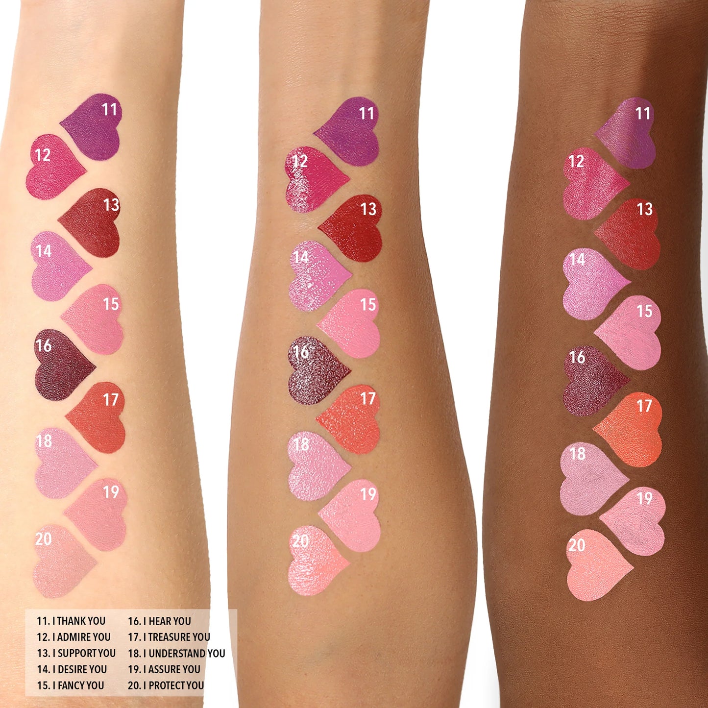 Moira Loveheat Cream Blush (CRB 004, I Adore You) 3pc Bundle