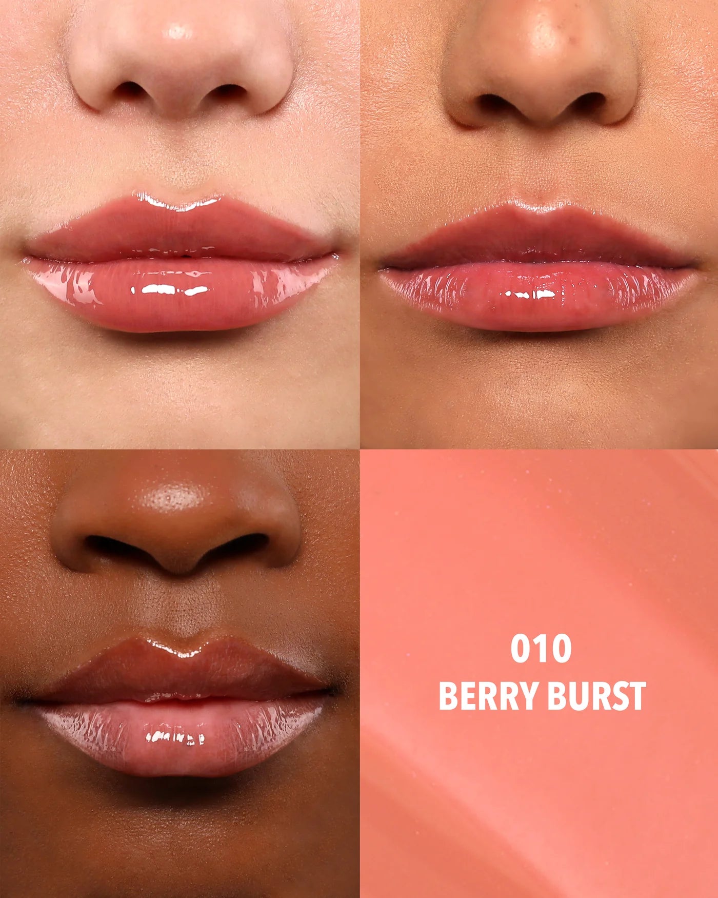 Maxi Pout Lip Gloss (MPLG010, Berry Burst) 3pc Bundle
