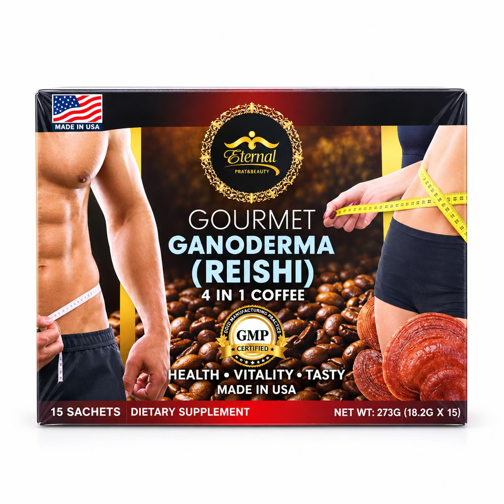 Suplemento Alimenticio Gourmet Ganoderma (Reishi) 4 In 1 Coffee (15 Sobres)