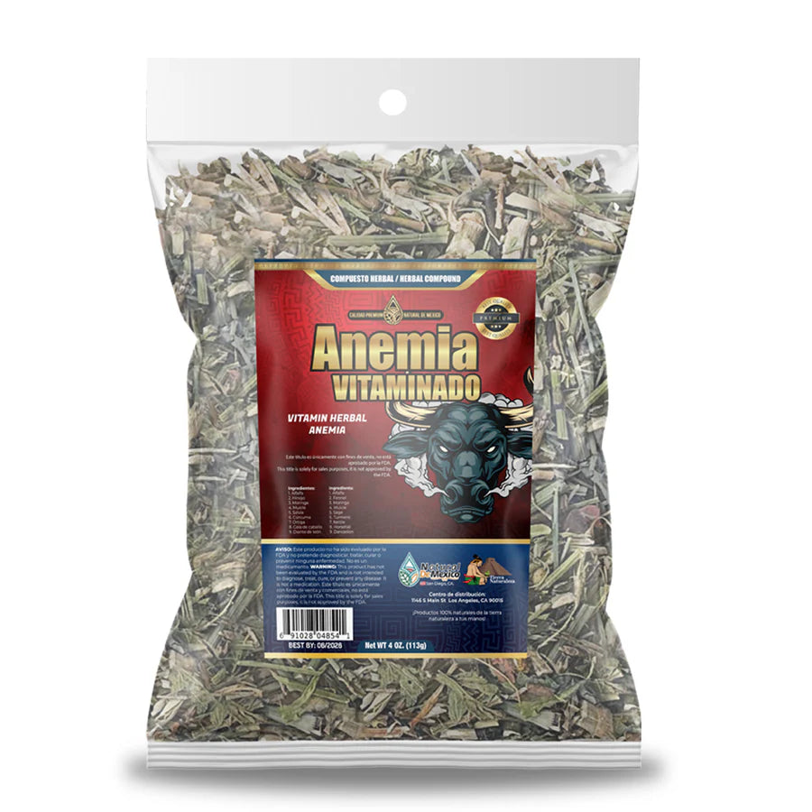 AF-2 Anemia Vitaminado. Compuesto Herbal. 4oz