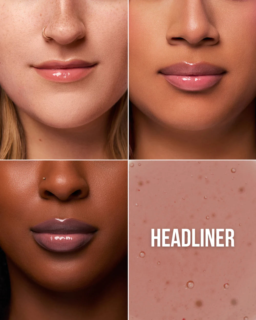 Beauty Creations Tinted Luxe Lip Oil (TLXL4, Headliner) 3pc Bundle