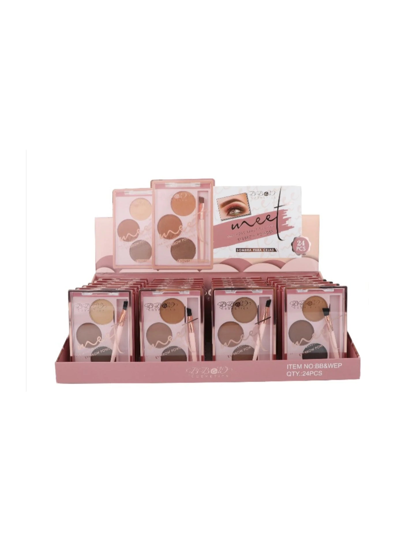 BB&WEP Eyebrow Powder Display