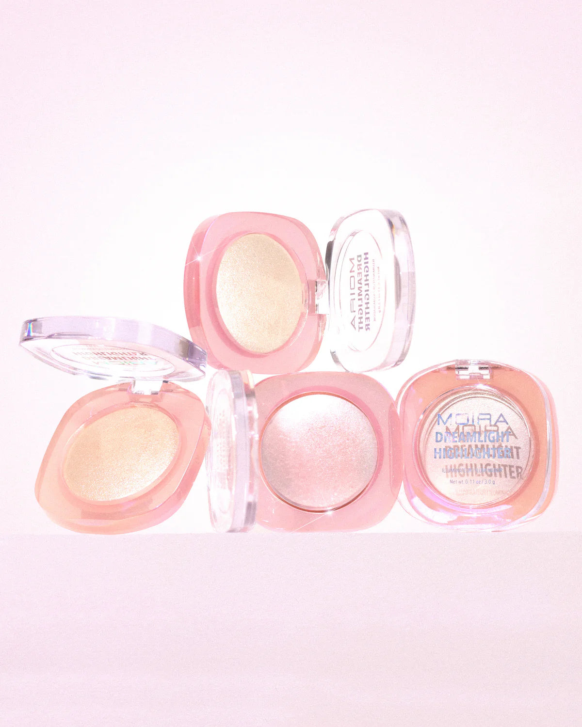 MOIRA DHL012 Dreamlight Highlighter (DHL 012, Blush Beam) (3PCS BUNDLE)
