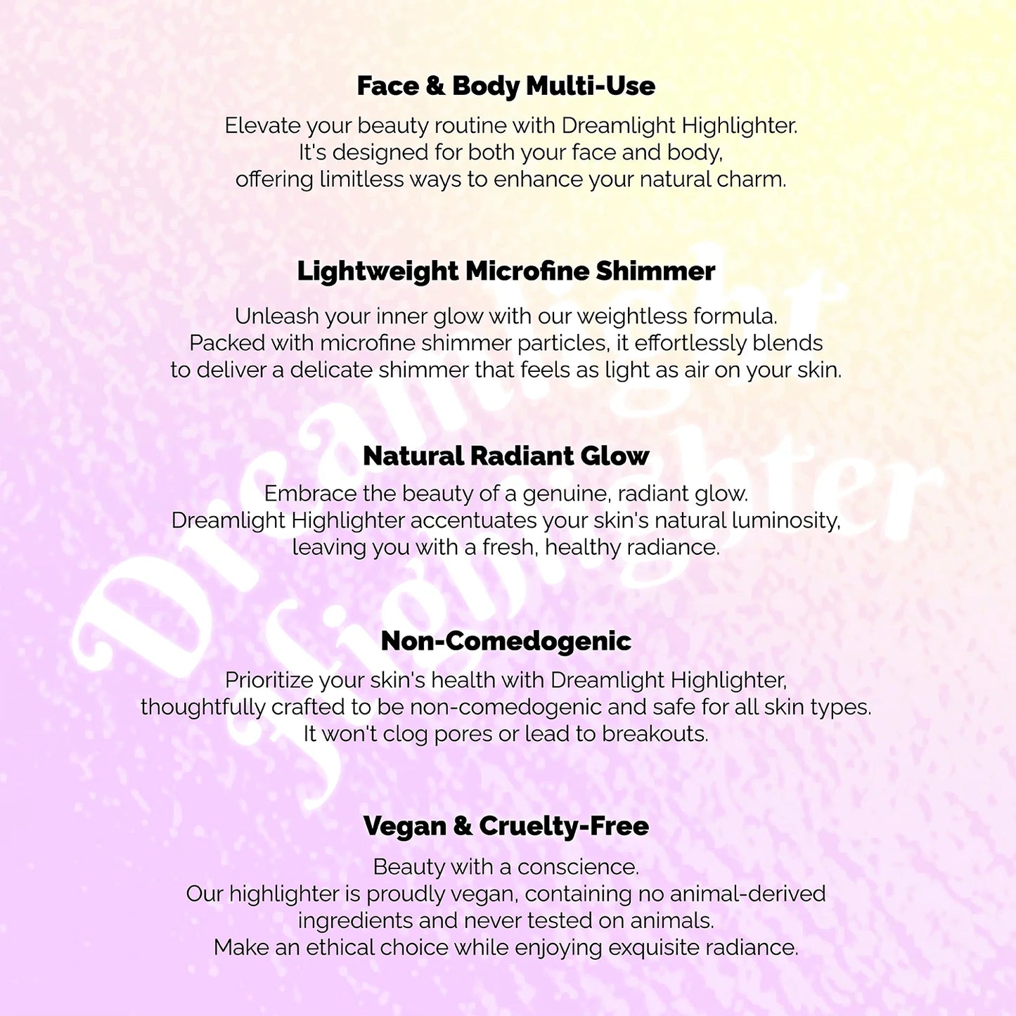 Dreamlight Highlighter (DHL002, Honeysuckle) 3pc Bundle