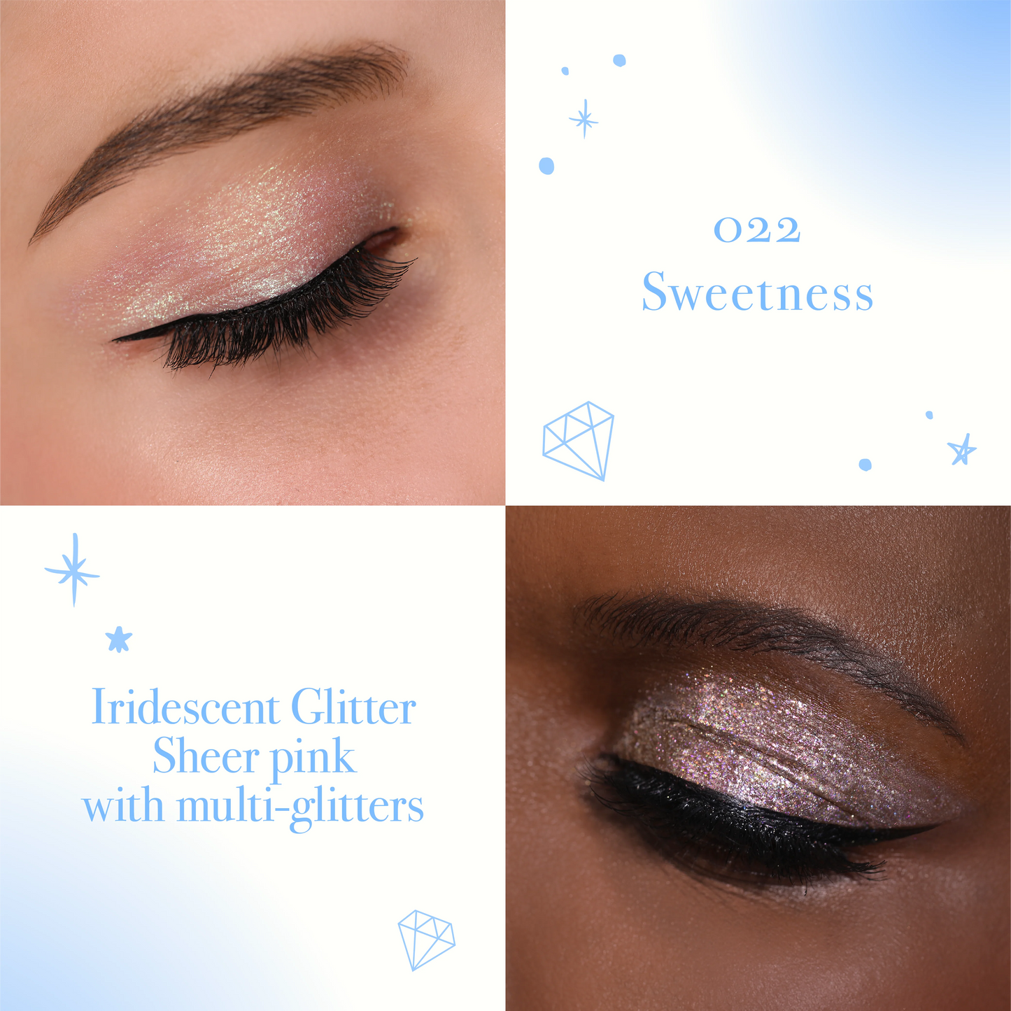 Diamond Daze Liquid Shadow (DLS 022, Sweetness) 3pc Bundle