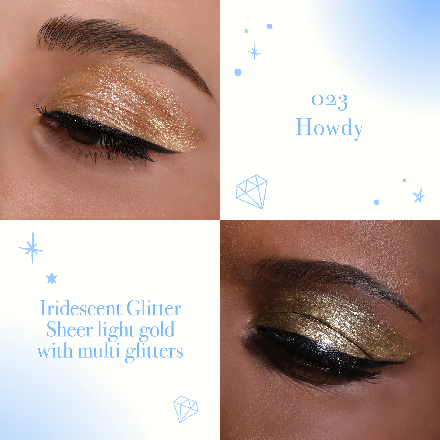 Diamond Daze Liquid Shadow (DLS 023, Howdy) 3pc Bundle