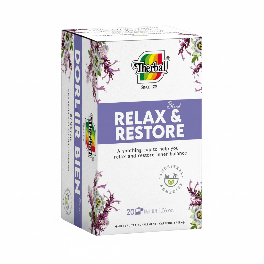 Therbal - Relax & Restore (Descanso & Bienestar) 20 Tea Bags.