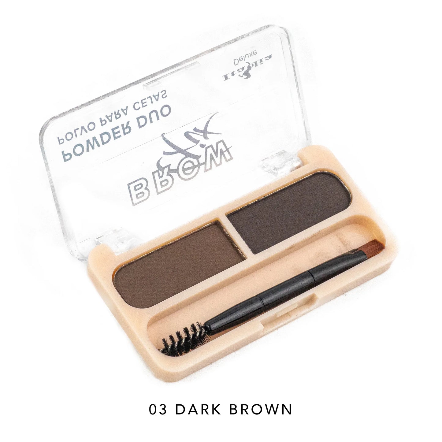 #830BP Italia Deluxe Brow Fix Powder Duo Display