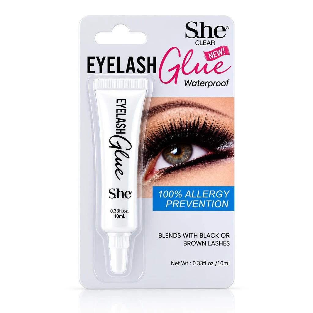 EG680 S.HE Makeup Eyelash Glue Clear 12PCS Display