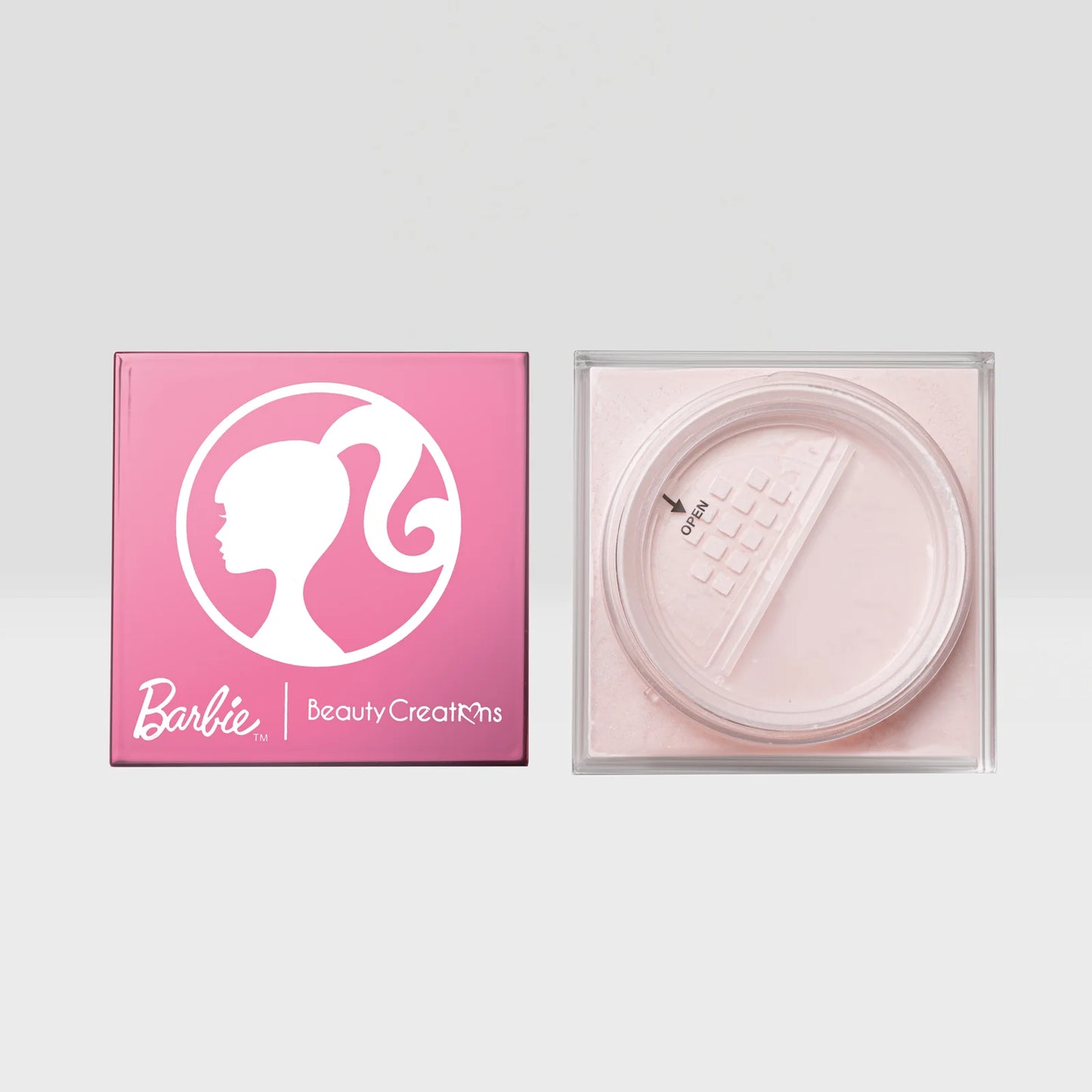 Beauty Creations X Barbie "Future Is Bright" Pink Loose Setting Powder 6PC SET