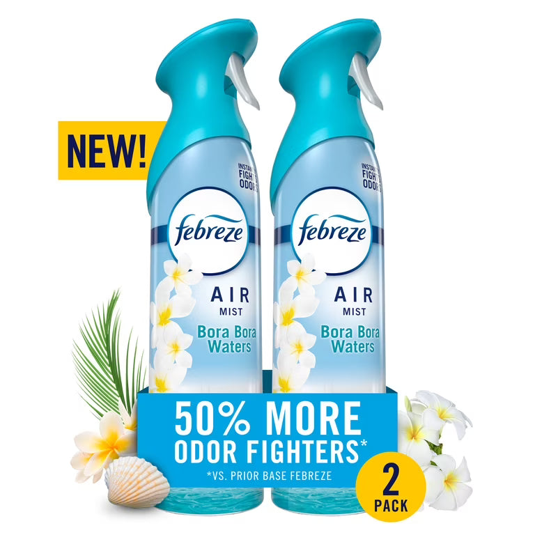 Febreeze 2 Pack Cont. 8.1oz - Bora Bora Waters