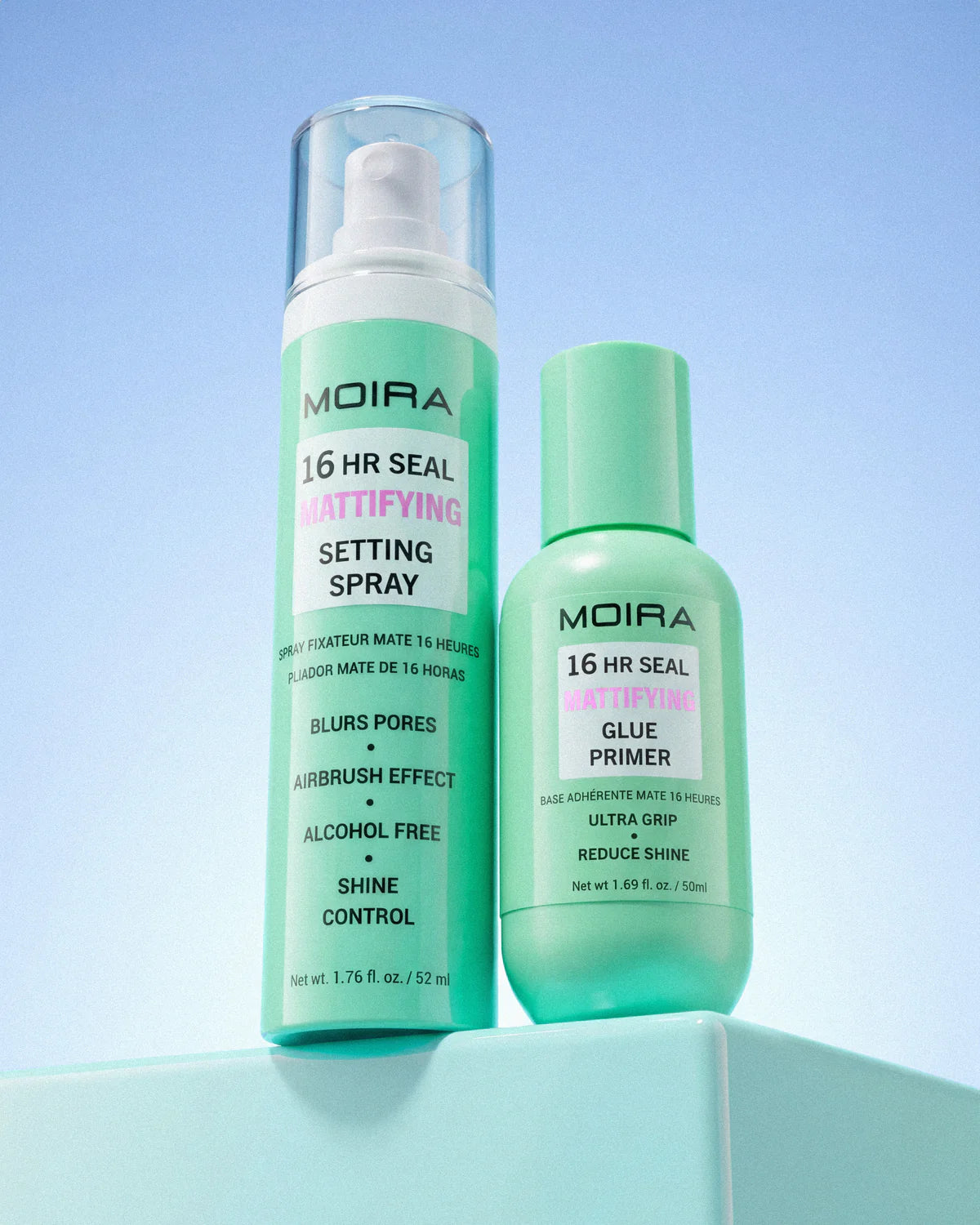 HRS002 Moira 16HR Seal Mattifying Setting Spray 3PC SET