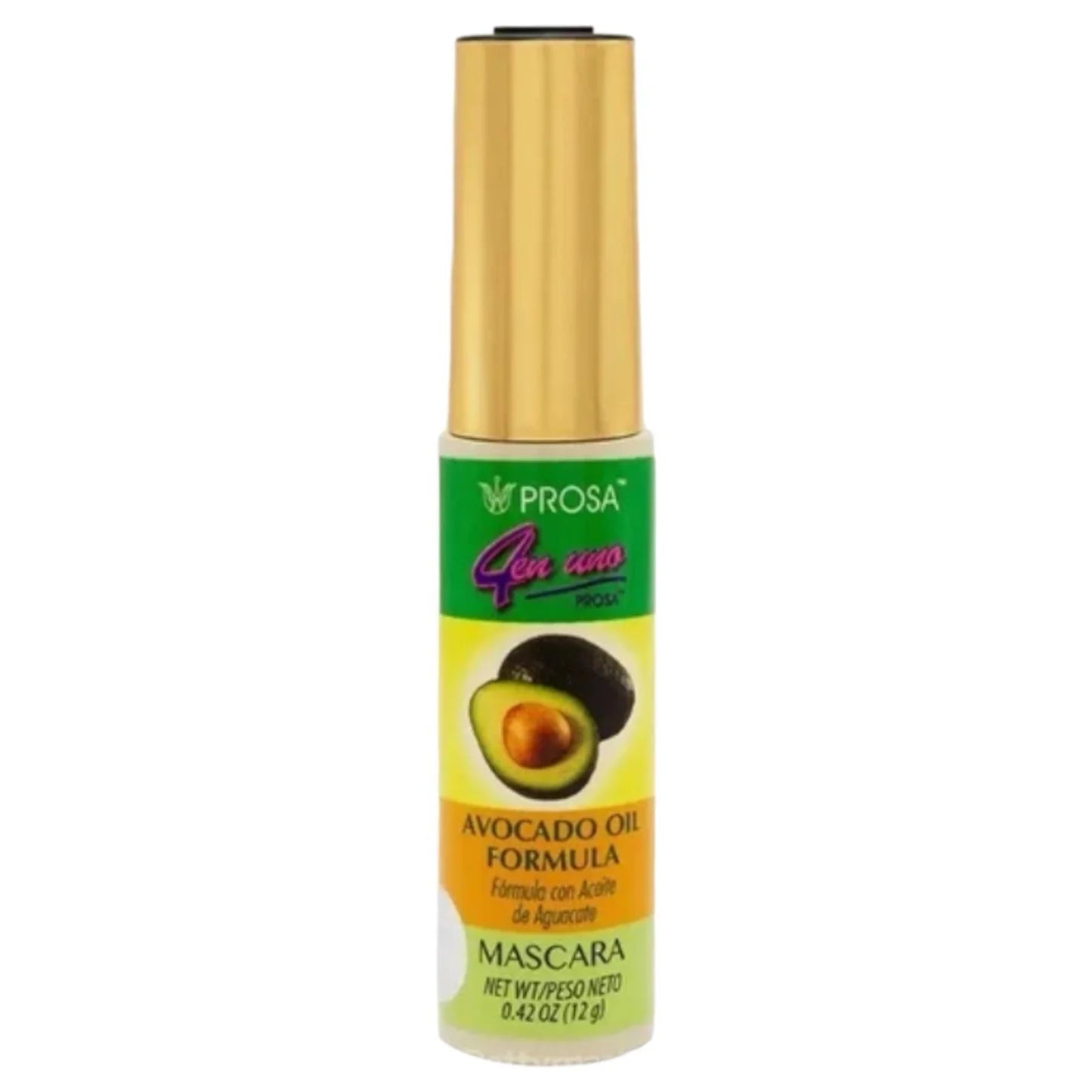 4 en 1 Formula con Aceite de Aguacate - Prosa Waterproof Mascara