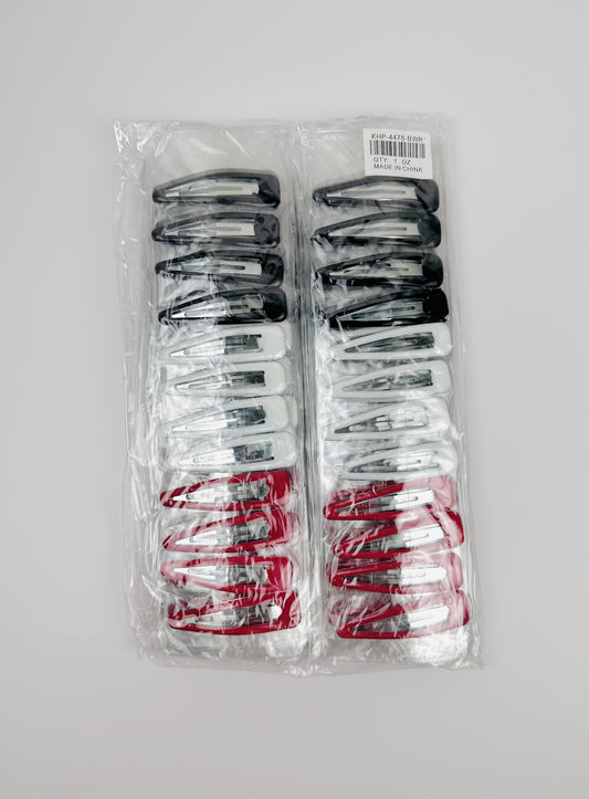 KHP-4478-BWR Colorful Snap Clip Set