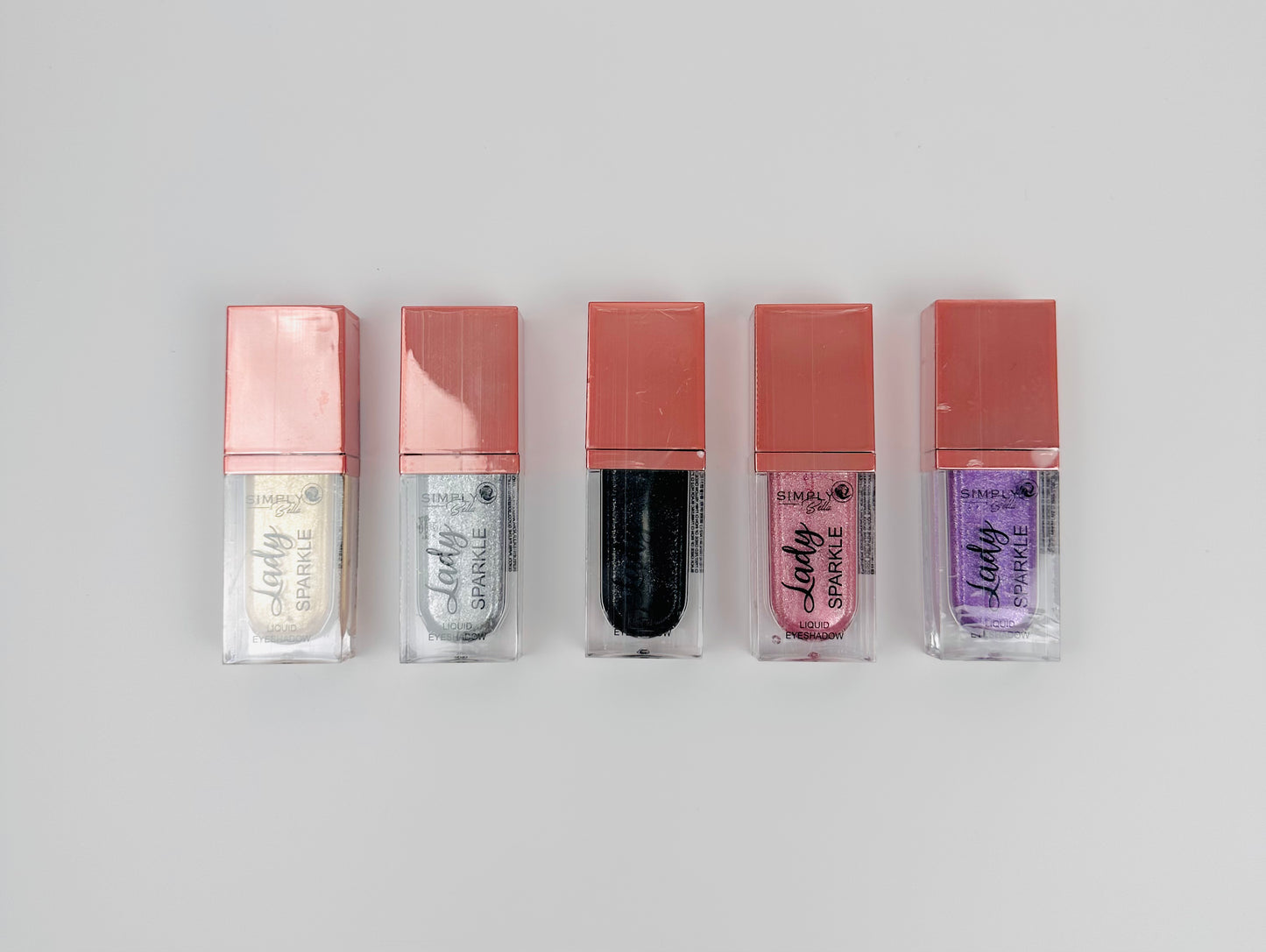 SO46 Lady Sparkle Liquid Eyeshadow Bold Tones Display