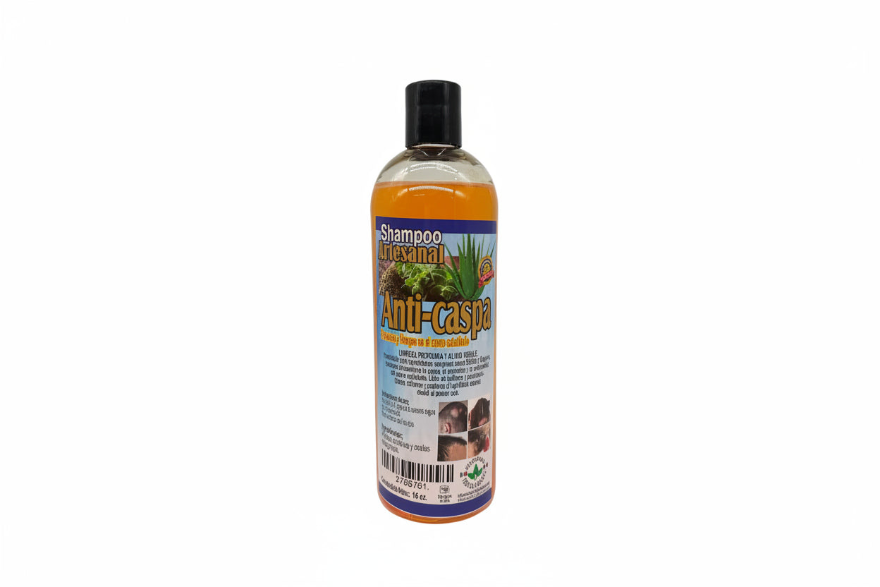 Shampoo Artesanal - Anti -Caspa 16Oz