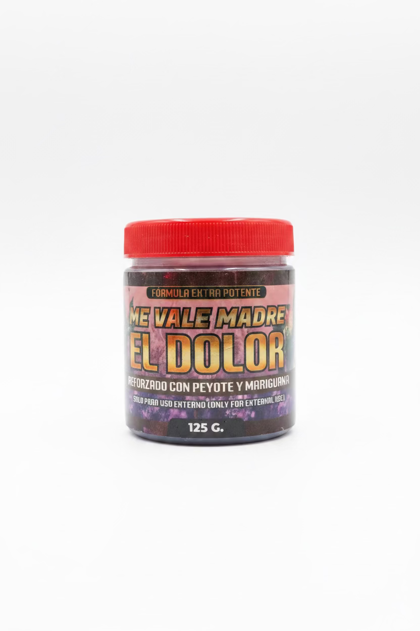 Gel Me Vale Madre El Dolor Reforzado Con Peyote Y Mary 125G