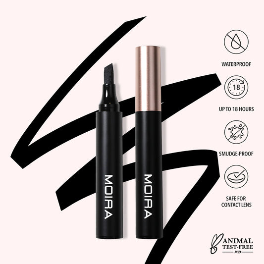 Moira Jumbo Edge Liquid Liner (JEL001, Black) 3pc Bundle