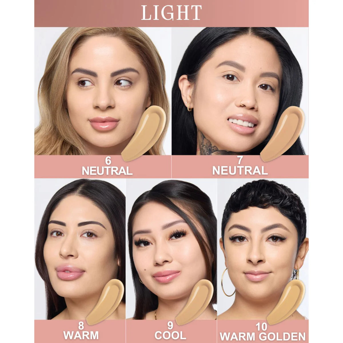 Beauty Creations - Flawless Stay Matte Foundation "8W" 3PC SET